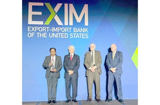 Senior Minister, Office of the President with Responsibility for Finance Dr. Ashni Singh with other officials during his remarks at the Bank’s 2025 Annual Conference held in Washington, DC on Wednesday