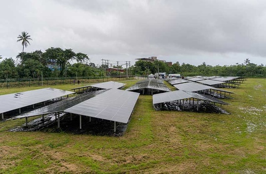 Solar Farm in Wakenaam, Region Three (OPM Photo)