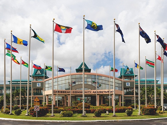 CARICOM Flags - 123RF