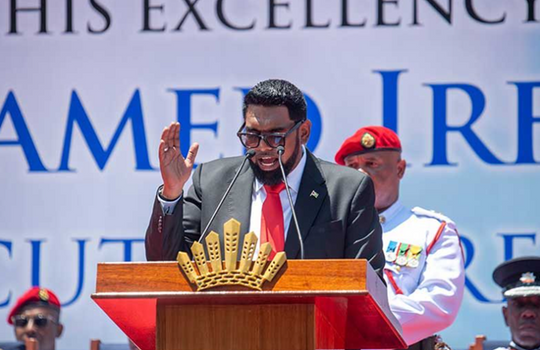 Guyana’s Head of State Dr Irfaan Ali (Delano Williams photo)