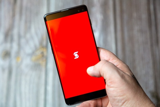 ScotiaBank logo on mobile - 123RF