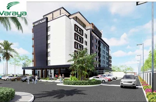 Located just 15 minutes from Georgetown, the Hyatt Place Hotel is situated near major landmarks, including the Amazonia Mall, the National Stadium, and the Demerara Harbour Bridge