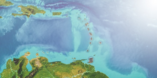 Caribbean Map - 123RF