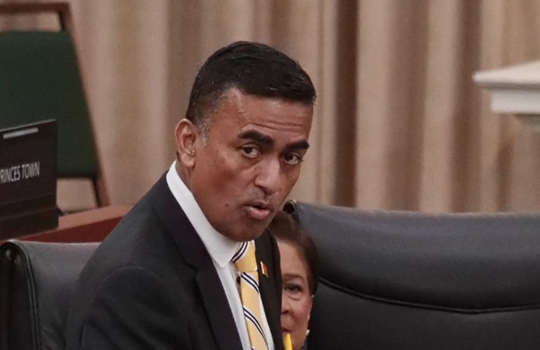 Minister of Finance Davendranath Tancoo