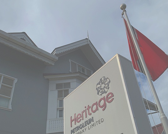 Heritage Petroleum signage 