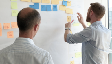 Professionals-Planning-on-Whiteboard