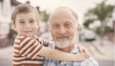 Father-Holding-Son