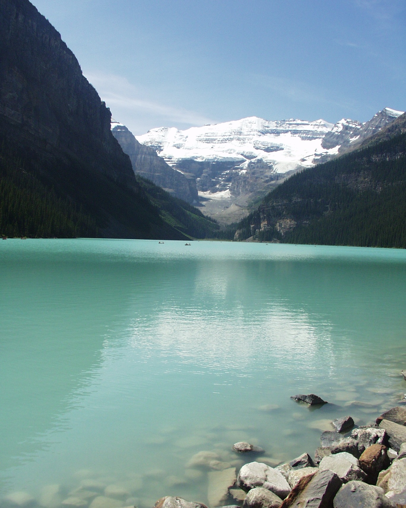 water view with mountains