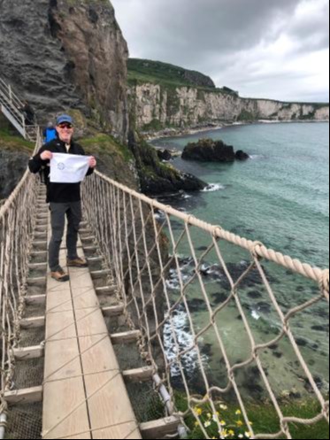 Carrick-a-Rede rope bridge, County Antrim, Northern Ireland