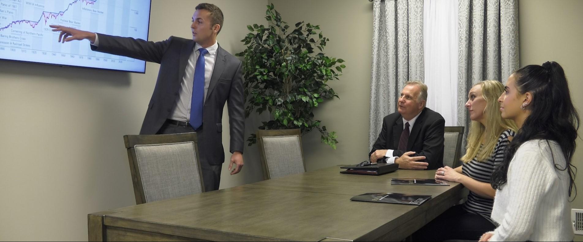 Financial Advisors in a meeting