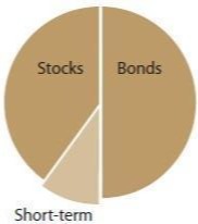 Stocks and Bonds Pie Chart