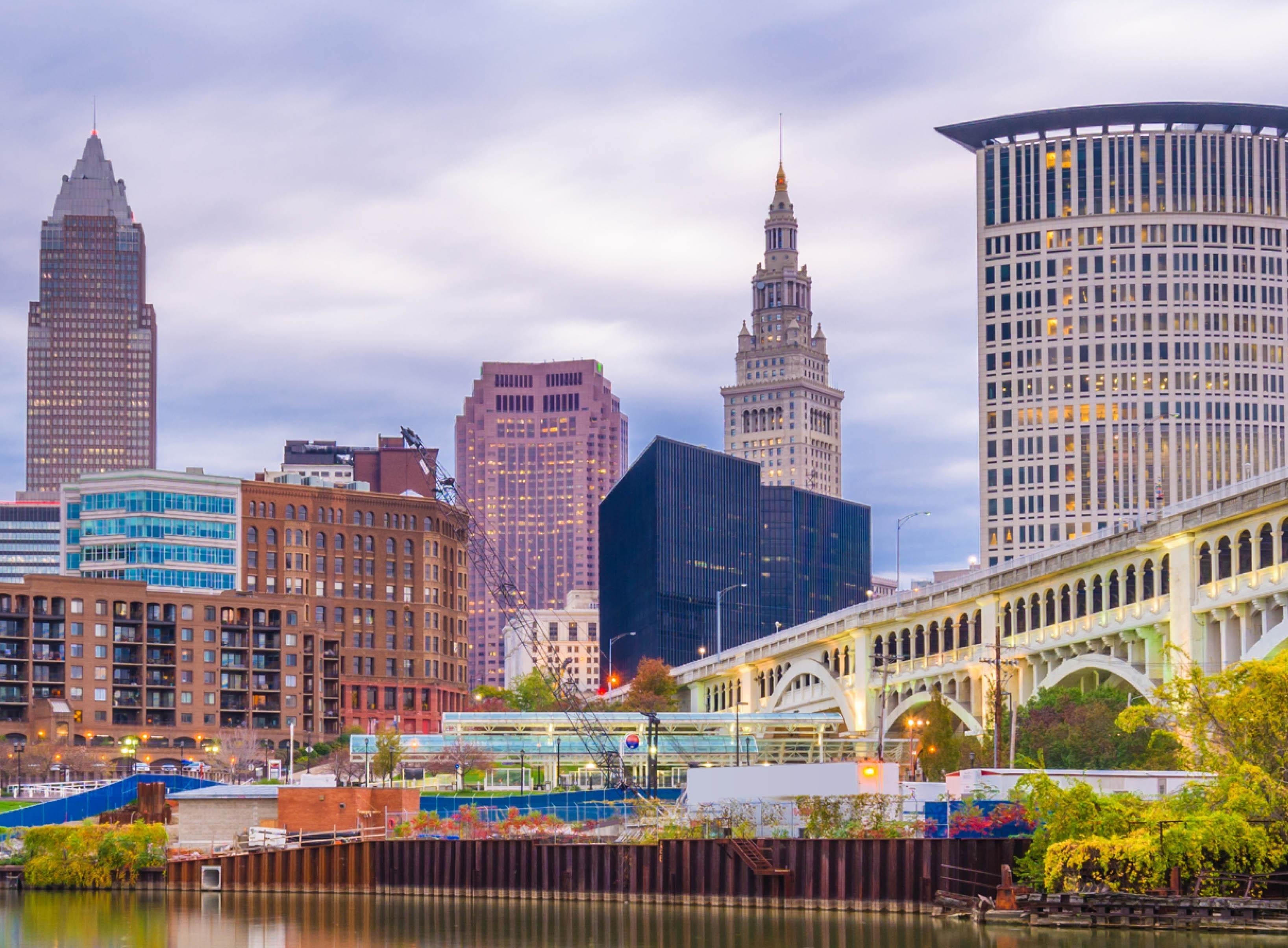 Clevland, Ohio city skyline