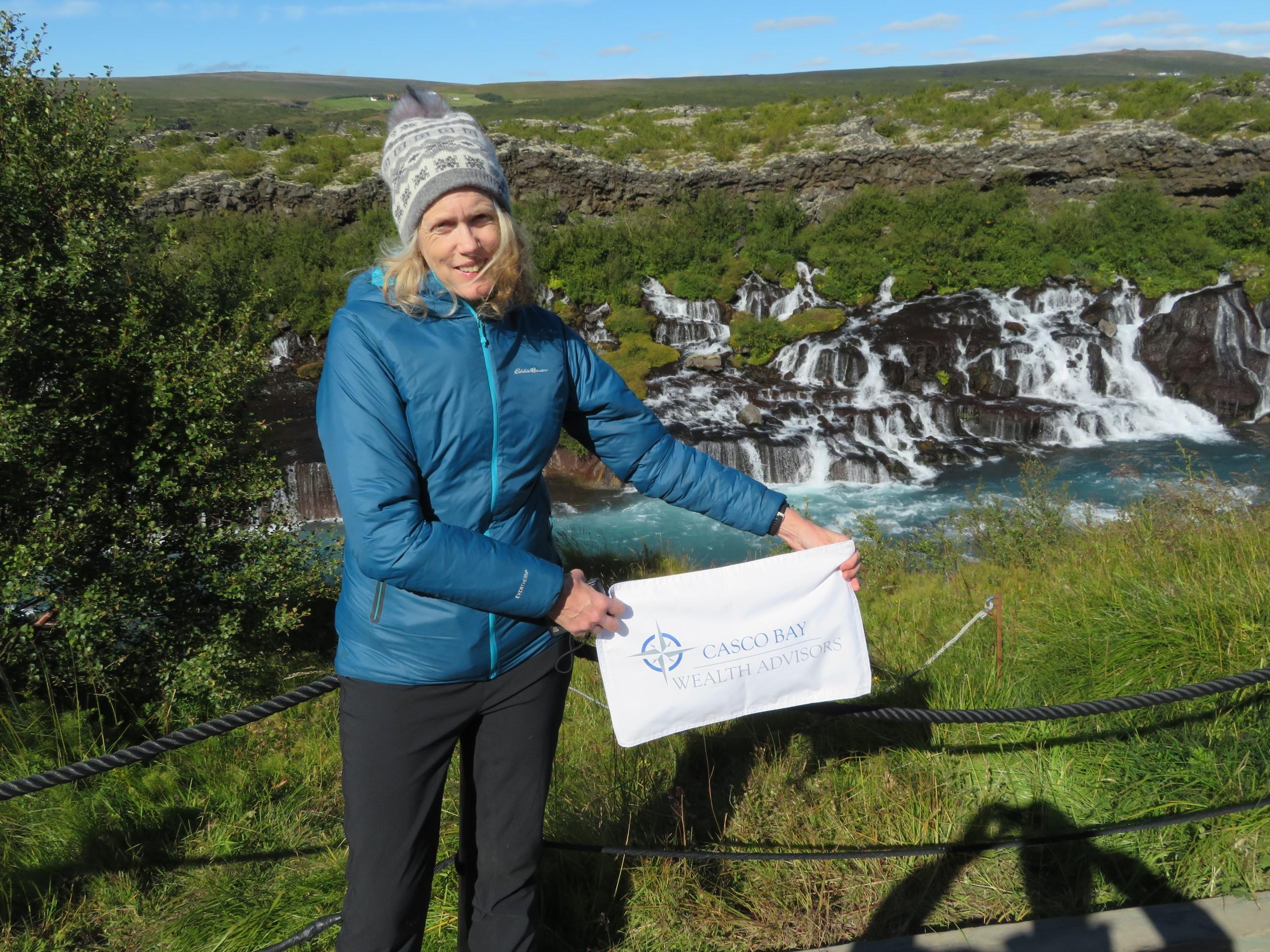 Leslie Iceland Waterfall