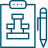 Clipboard and pencil icon