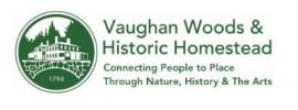 VAUGHAN WOODS & HISTORIC HOMESTEAD LOGO