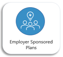 Employer Sponsored Plans button