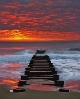 jetty at sunset 2