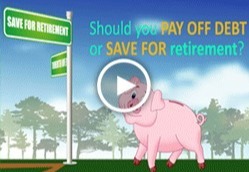 Should you PAY OFF DEBT or SAVE FOR retirement?