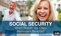 Social Security When Should You Claim Retirement Benefits video thumbnail