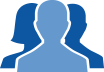 Our Team icon - blue