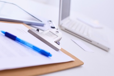 Office Supplies and Laptop
