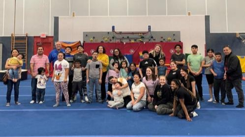 DSAGC gymnastics class group photo