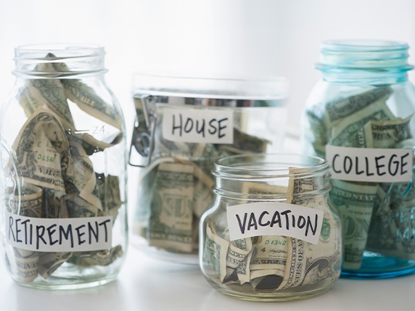 money-jars