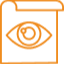 Watchful eye on documents Icon