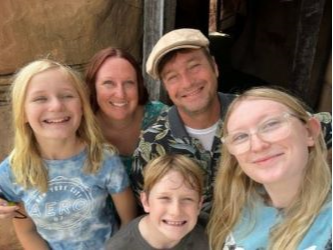 Mary Cousineau and her family