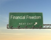 Financial Freedom Advertisment Sign