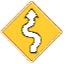 Winding Road Sign