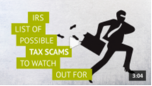 IRS List of Possible Tax Scams to Watch Out For video thumbnail