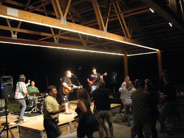 Music event at Eaglehaven winery.