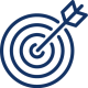 Arrow on target icon