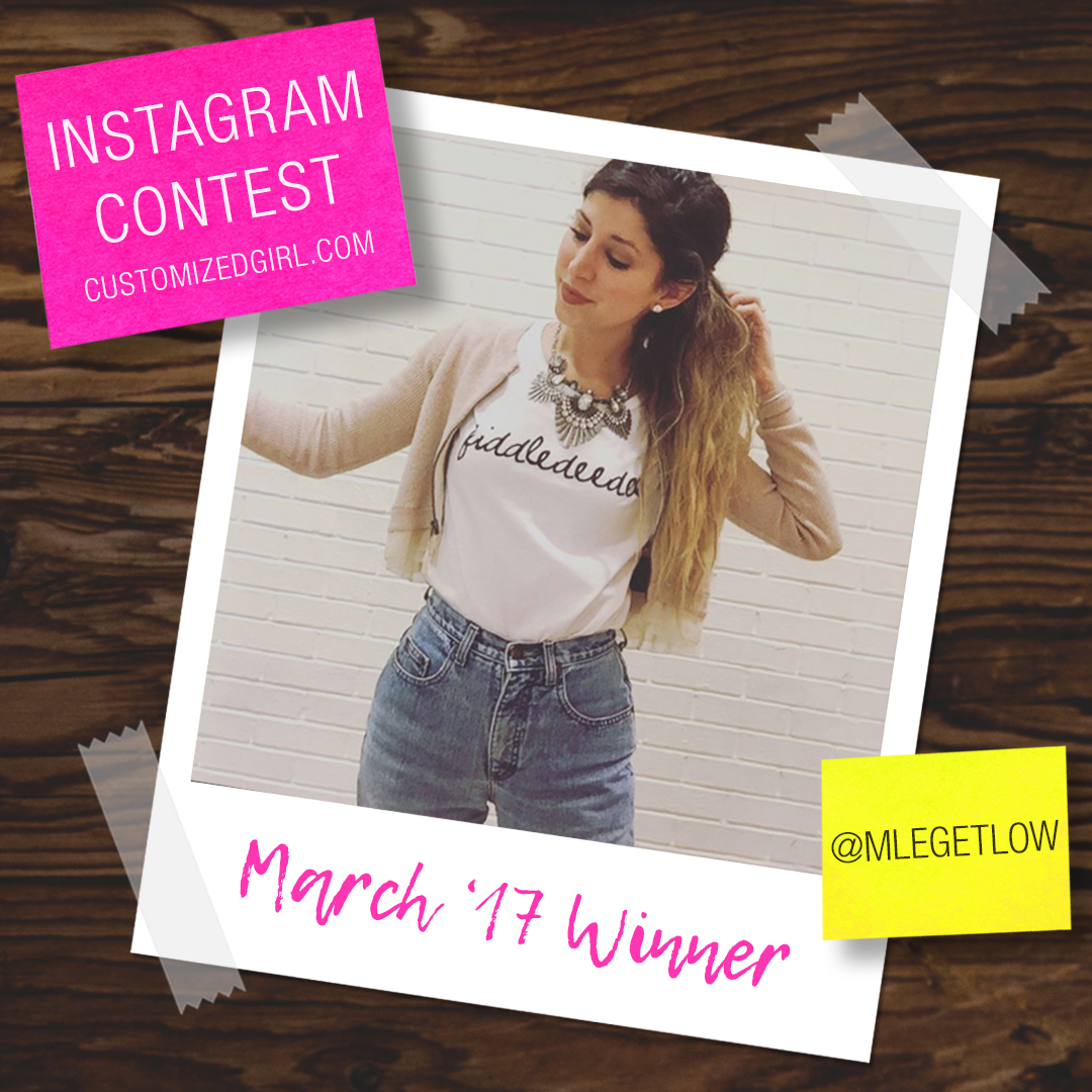 Customized Girl Instagram Contest