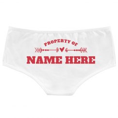 Undies sock underwear gets portland sitm samples line Custom Valentine's Day Underwear for Women
