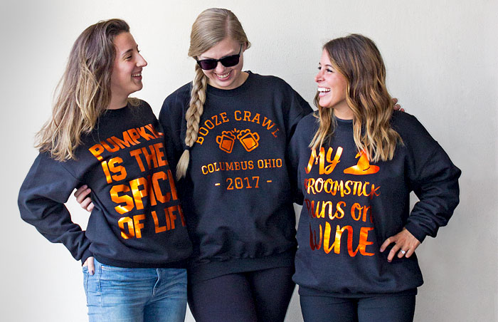 Custom Metallic Sweatshirts