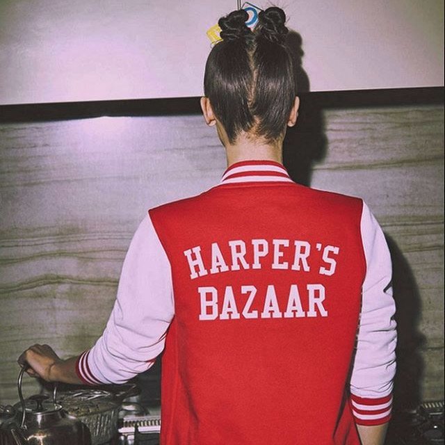 Custom Varsity Jacket Harpers Bazaar