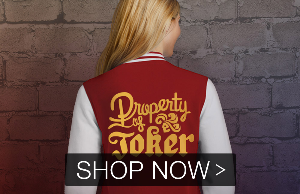 Property Of Joker Varsity Jacket