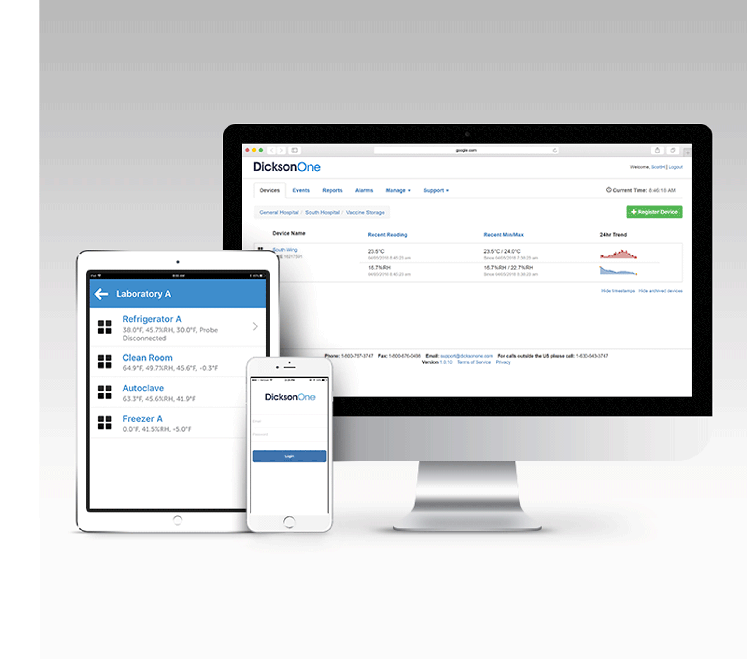 DicksonOne Cloud Based Temperature Monitoring System