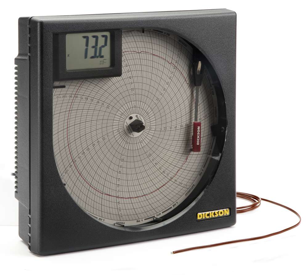 KT803 8" (203mm) Temperature Chart Recorder Dickson
