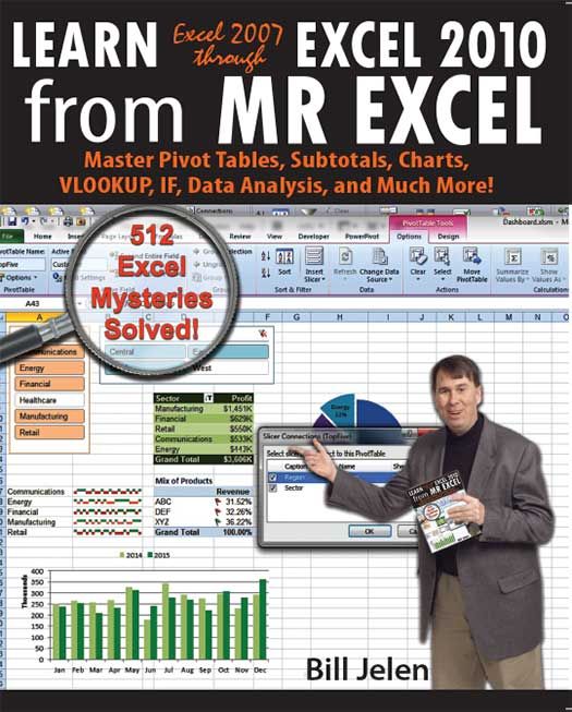 power excel with mrexcel master pivot tables subtotals charts vlookup if data analysis in excel 2010 2013