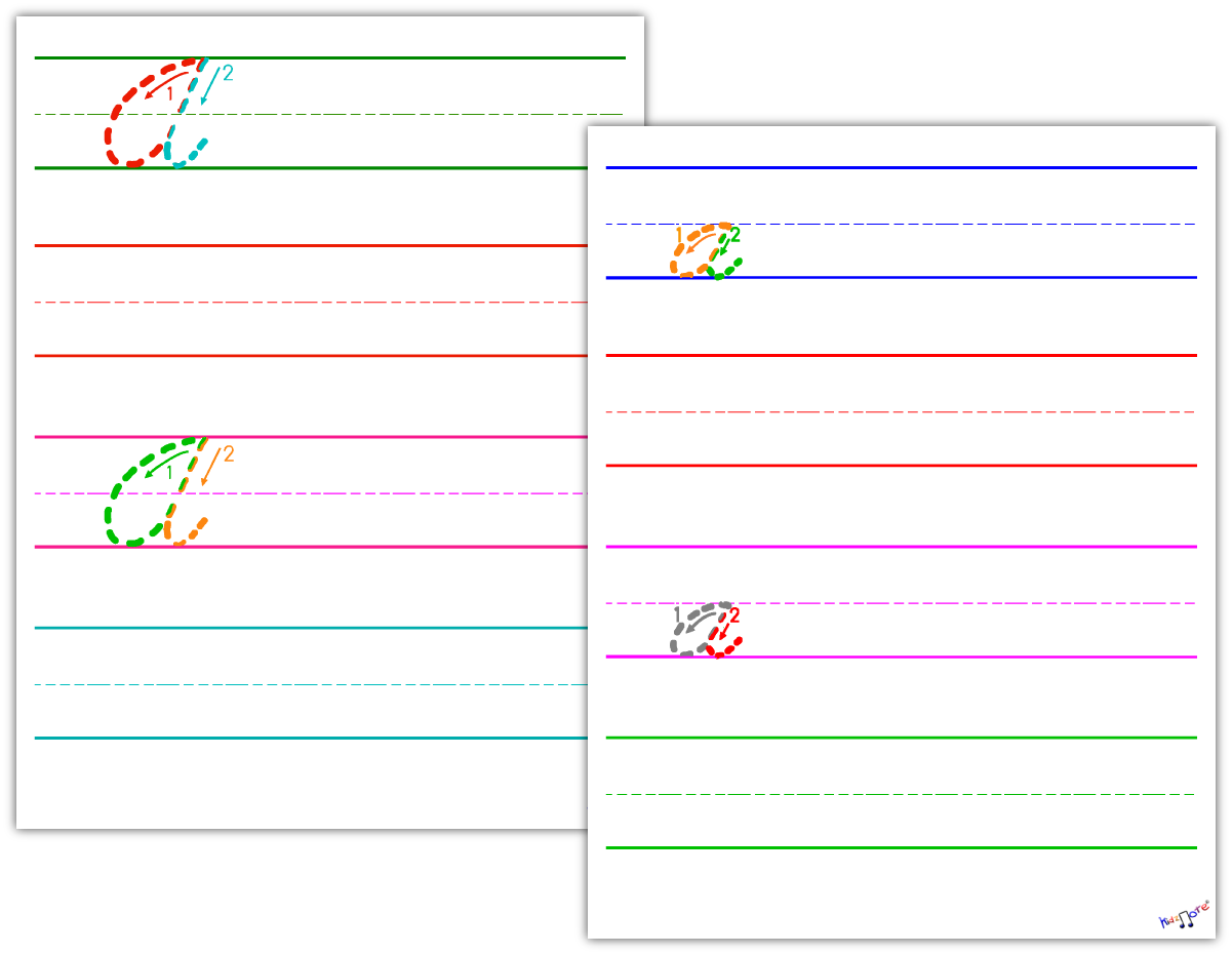 Cursive Letter A Worksheet by Kidznote®