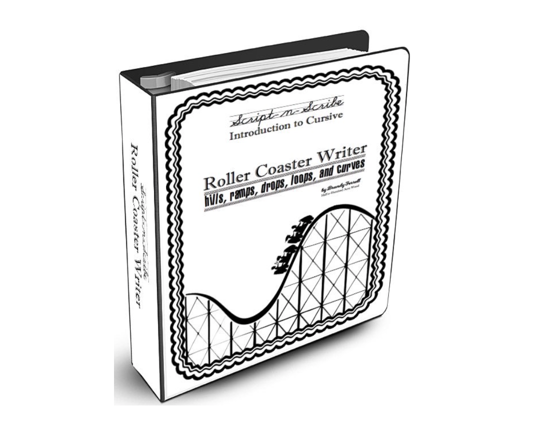 Script-n-Scribe PDF Download: Intro to Cursive - Roller Coaster Writer