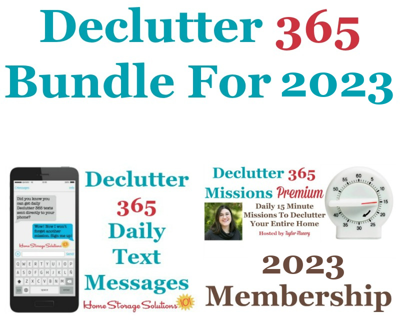 Declutter 365 bundle membership to premium facebook group plus daily