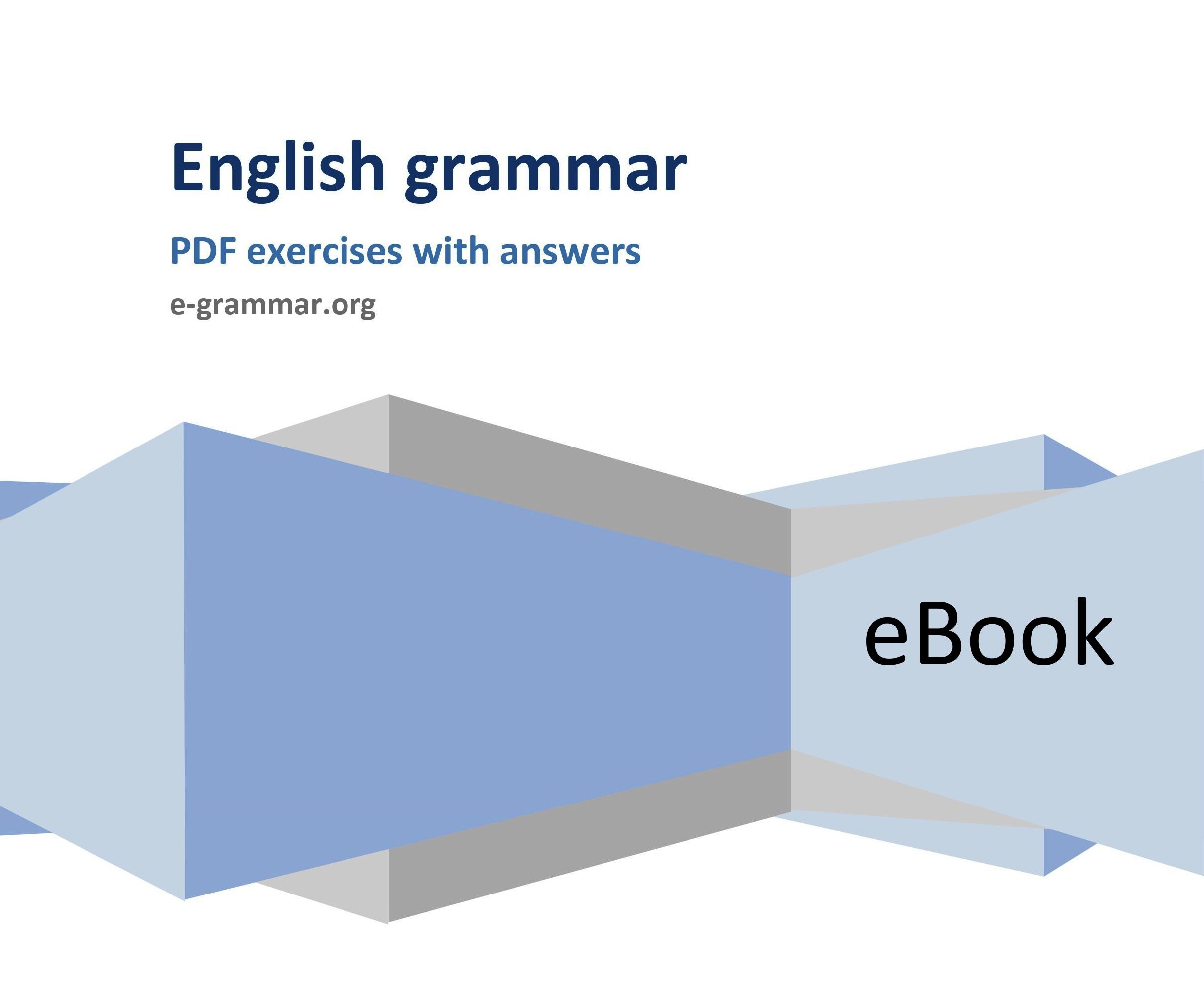 E grammar Exercises PDF