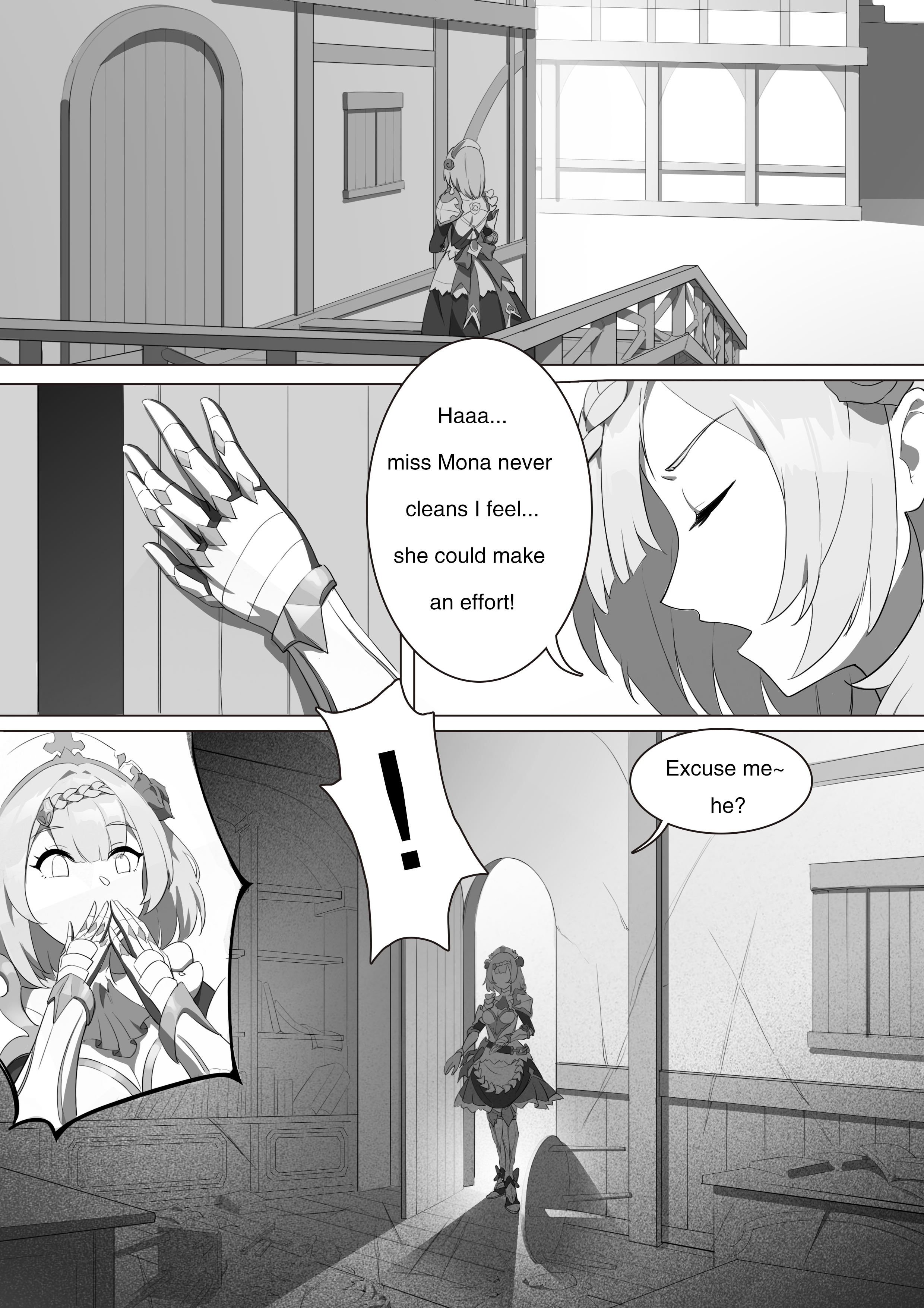 Mona's curse : Noelle subplot (Werewolf TF)