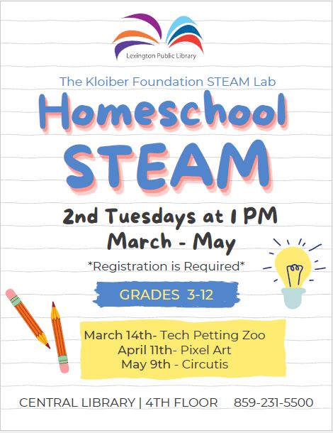 Kloiber Foundation STEAM Lab | Lexington Public Library