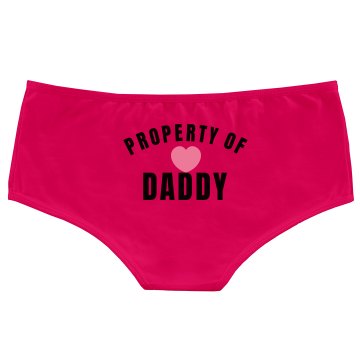 Property Of Daddy Underwear