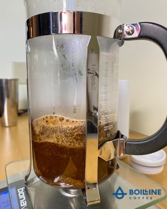 French Press Brew Guide Boil Line Coffee Company